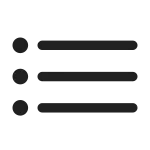 Text Bullet List SVG Icon